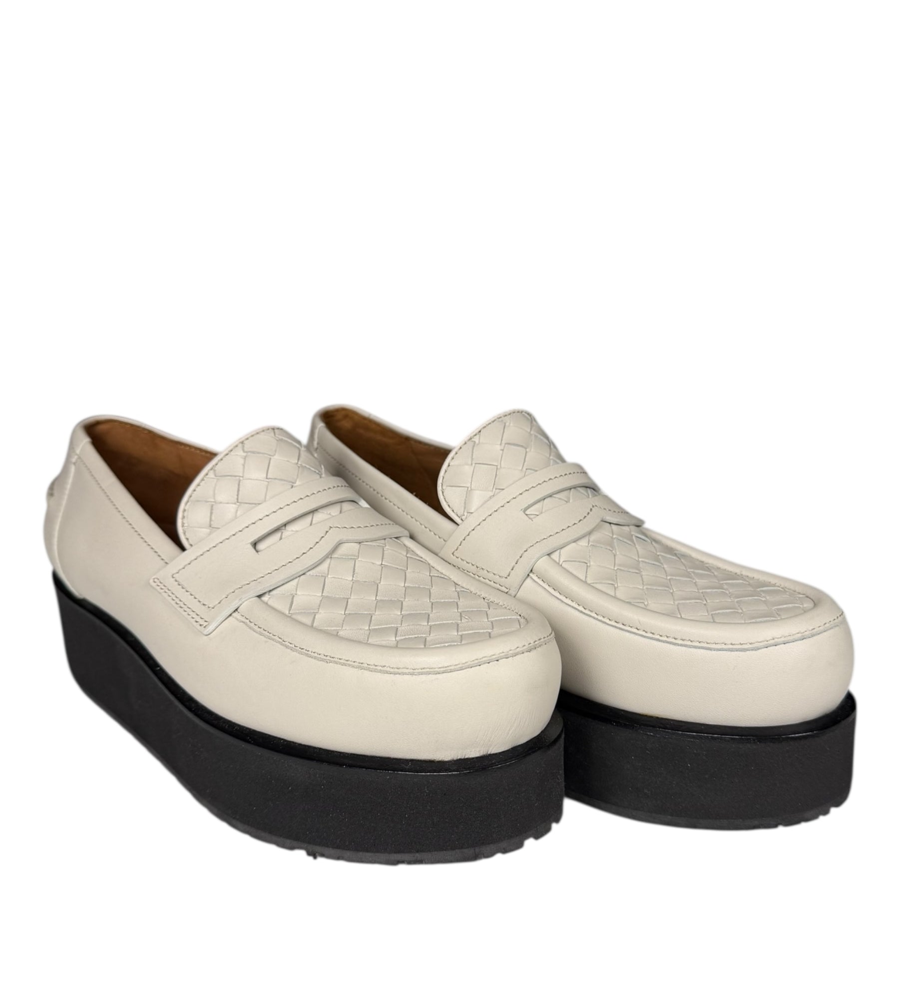 Bottega Veneta Intrecciato Platform Loafers