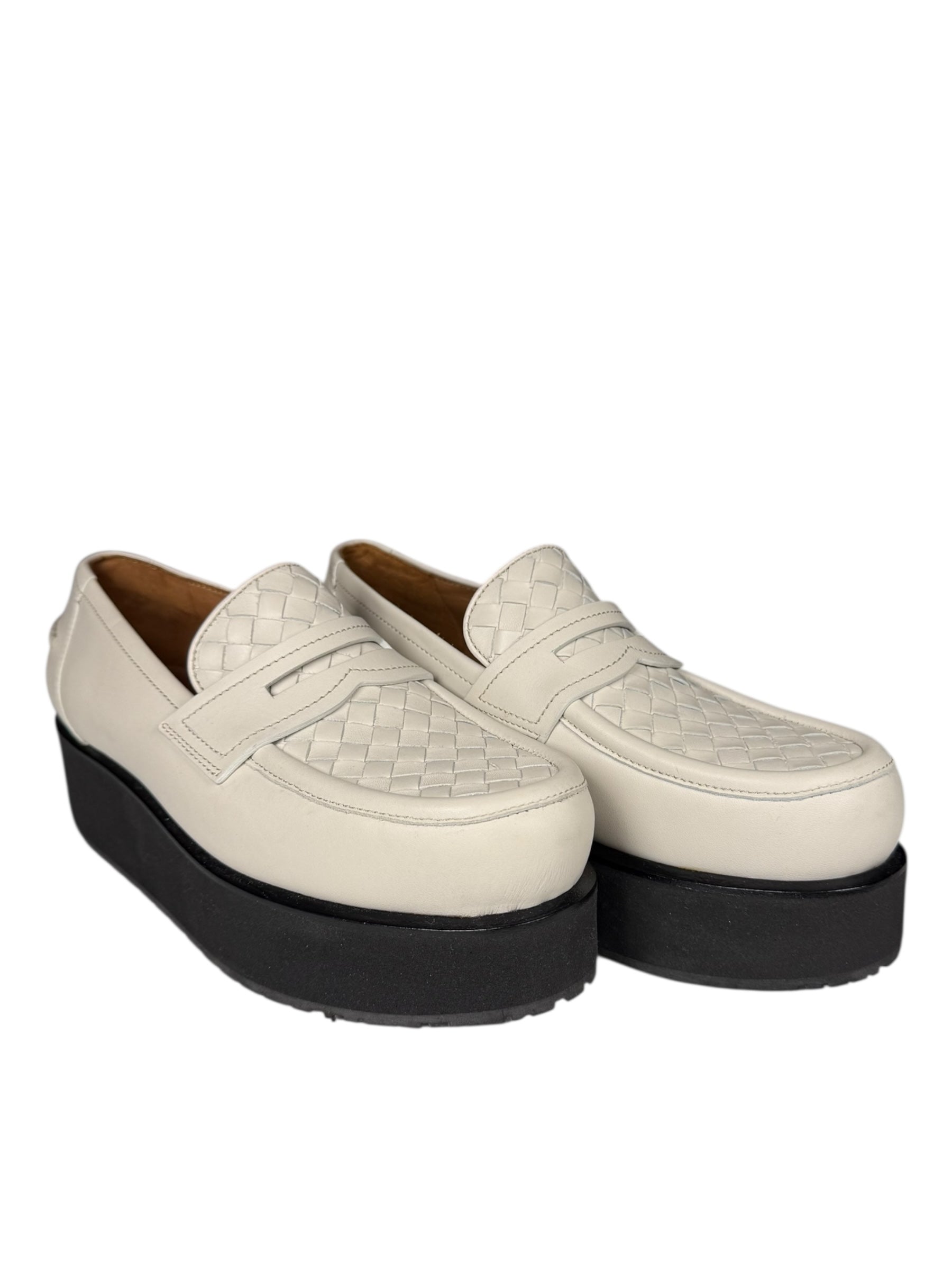 Bottega Veneta Intrecciato Platform Loafers