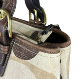 Coach Vintage Braided Strap Canvas Shoulder Bag