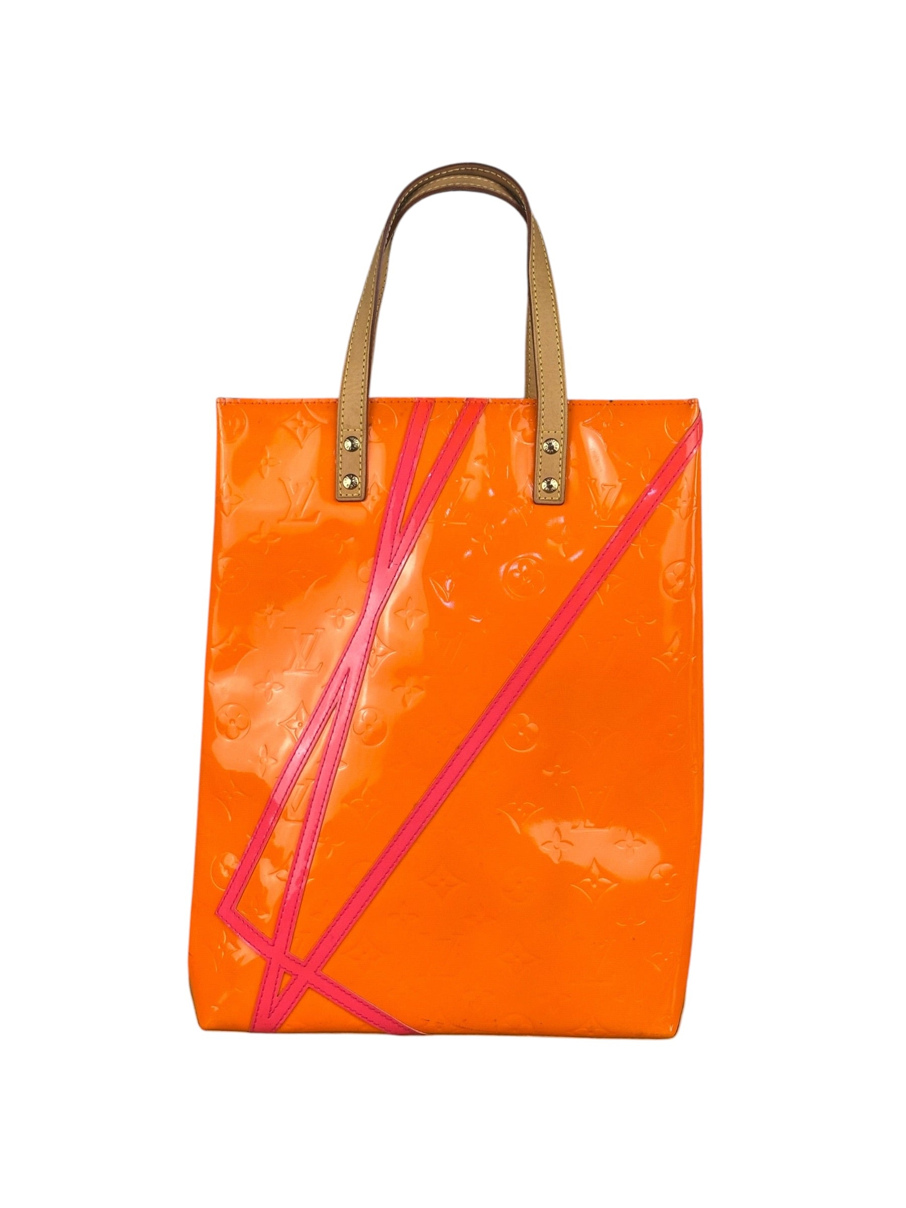 Louis Vuitton x Robert Wilson Monogram Fluo Vernis Reade Tote Bag MM