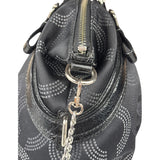 Coach Vinatge Madison Dotted Op Art Sophia Satchel Two-Way Bag