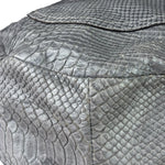 Coach Grey Pythonskin  Indy Babouska Two-Way Shoulder Bag