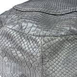 Coach Grey Pythonskin  Indy Babouska Two-Way Shoulder Bag
