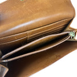 Coach Vintage Brown Leather Long Wallet