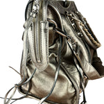 Balenciaga Gold Metallic M Le City Bag