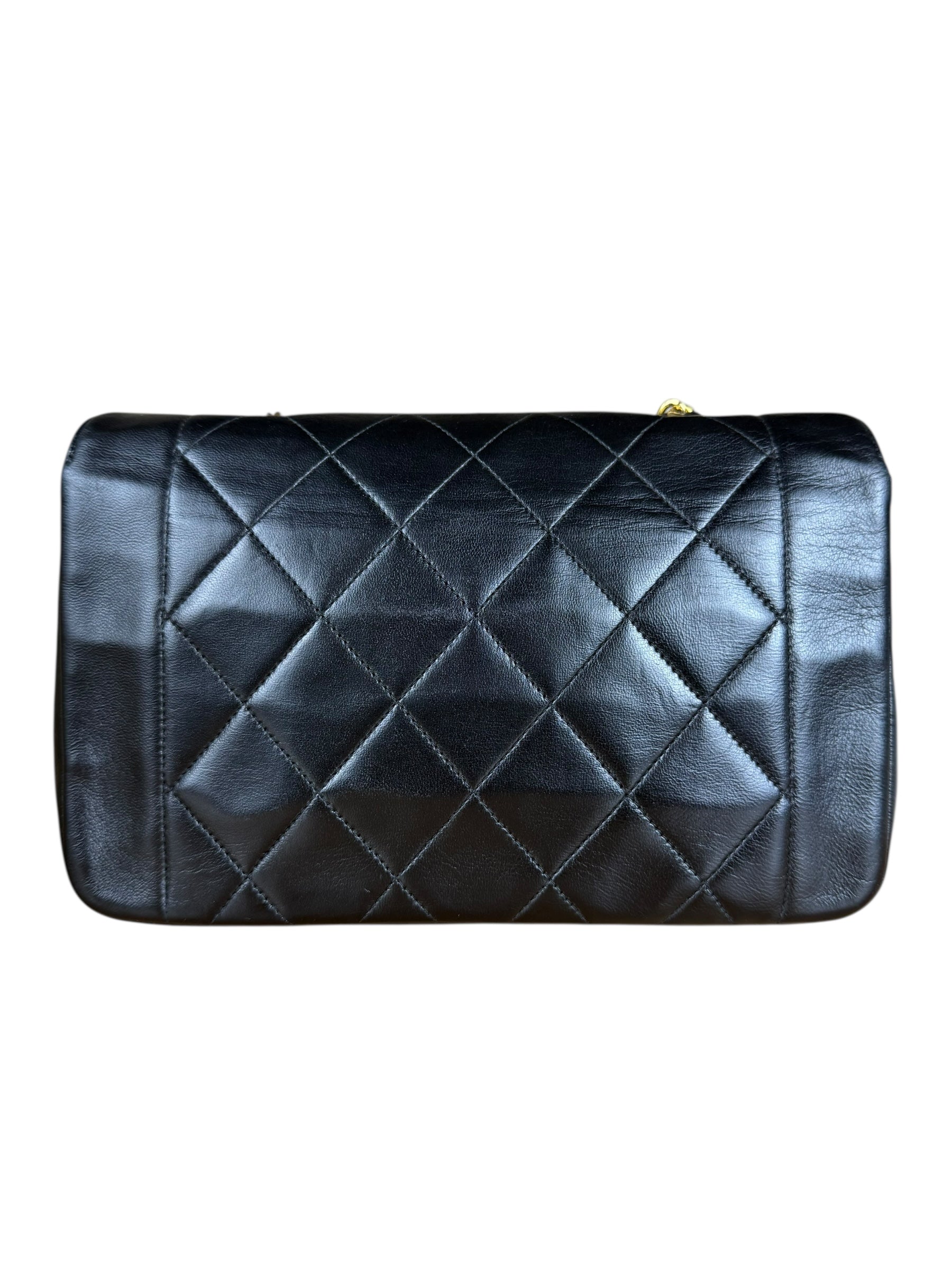 Chanel CC Diana Flap Bag Black 1994
