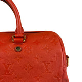 Louis Vuitton Orange Monogram Empreinte Speedy Bandouliere 30