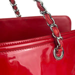 Chanel Lipstick Red Patent Leather Paris-Venice CC Jumbo Tote 2010