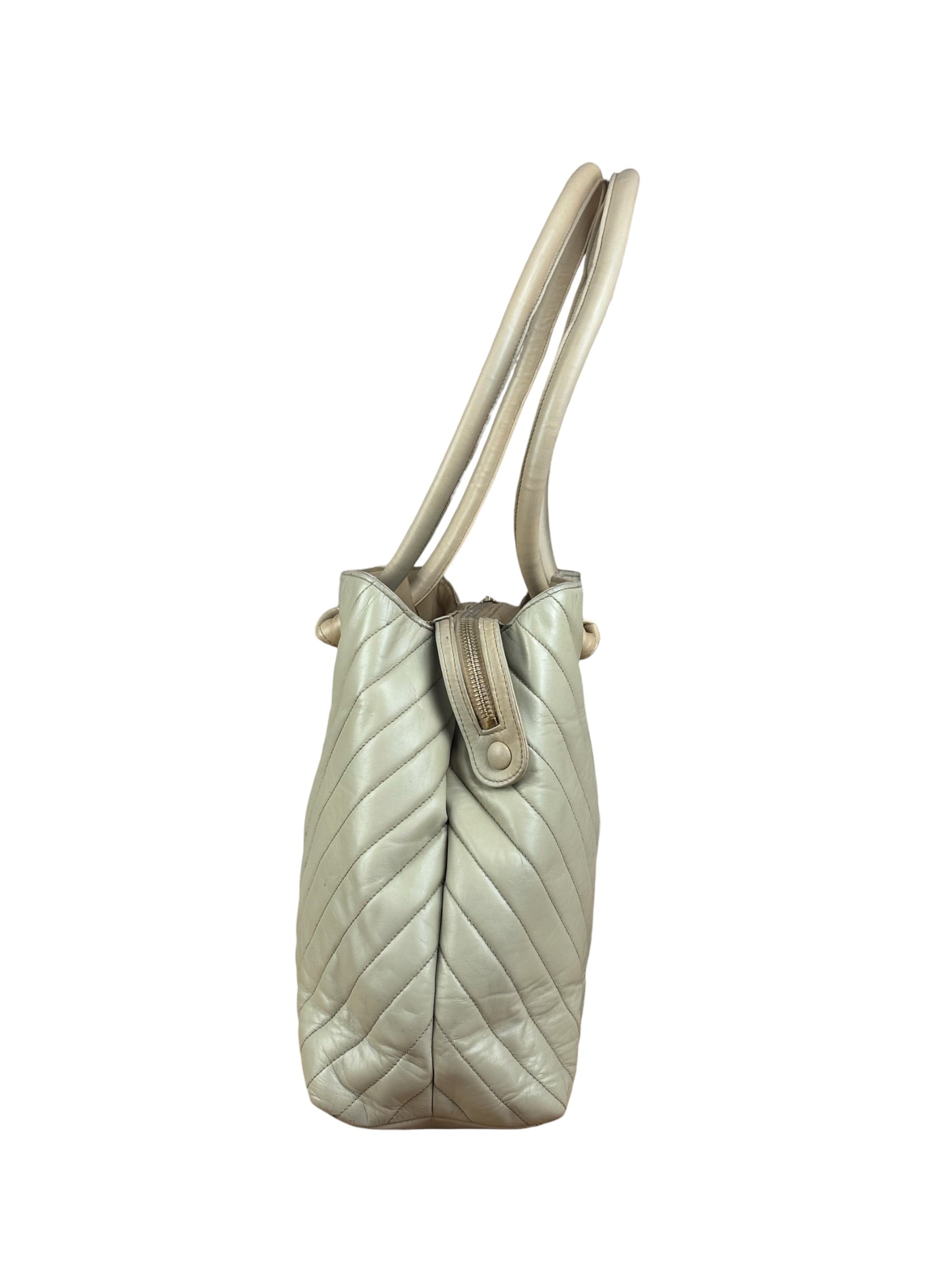Chanel Tribeca Quilted Leather Tote Bag 2013