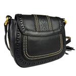 Gucci Black Leather Snaffle Bit Shoulder Bag