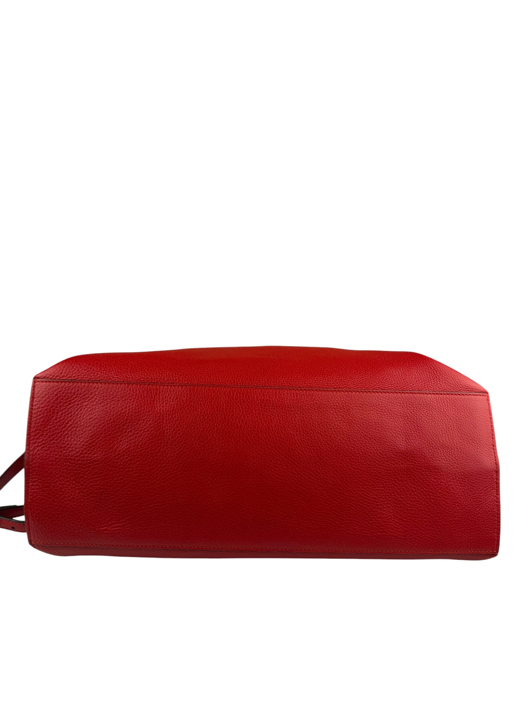 Gucci Red Bamboo Daily Leather Bag