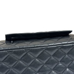 Chanel Black Quilted Caviar Jumbo Flap Bag 2021