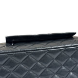 Chanel Black Quilted Caviar Jumbo Flap Bag 2021
