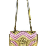 Gucci GG Metallic Marmont S Flap Bag