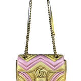 Gucci GG Metallic Marmont S Flap Bag