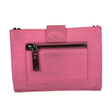Kenzo Kalifornia Pink Leather Wallet On Chain