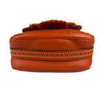 Gucci Orange Leather Snaffle Shoulder Bag