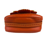 Gucci Orange Leather Snaffle Shoulder Bag