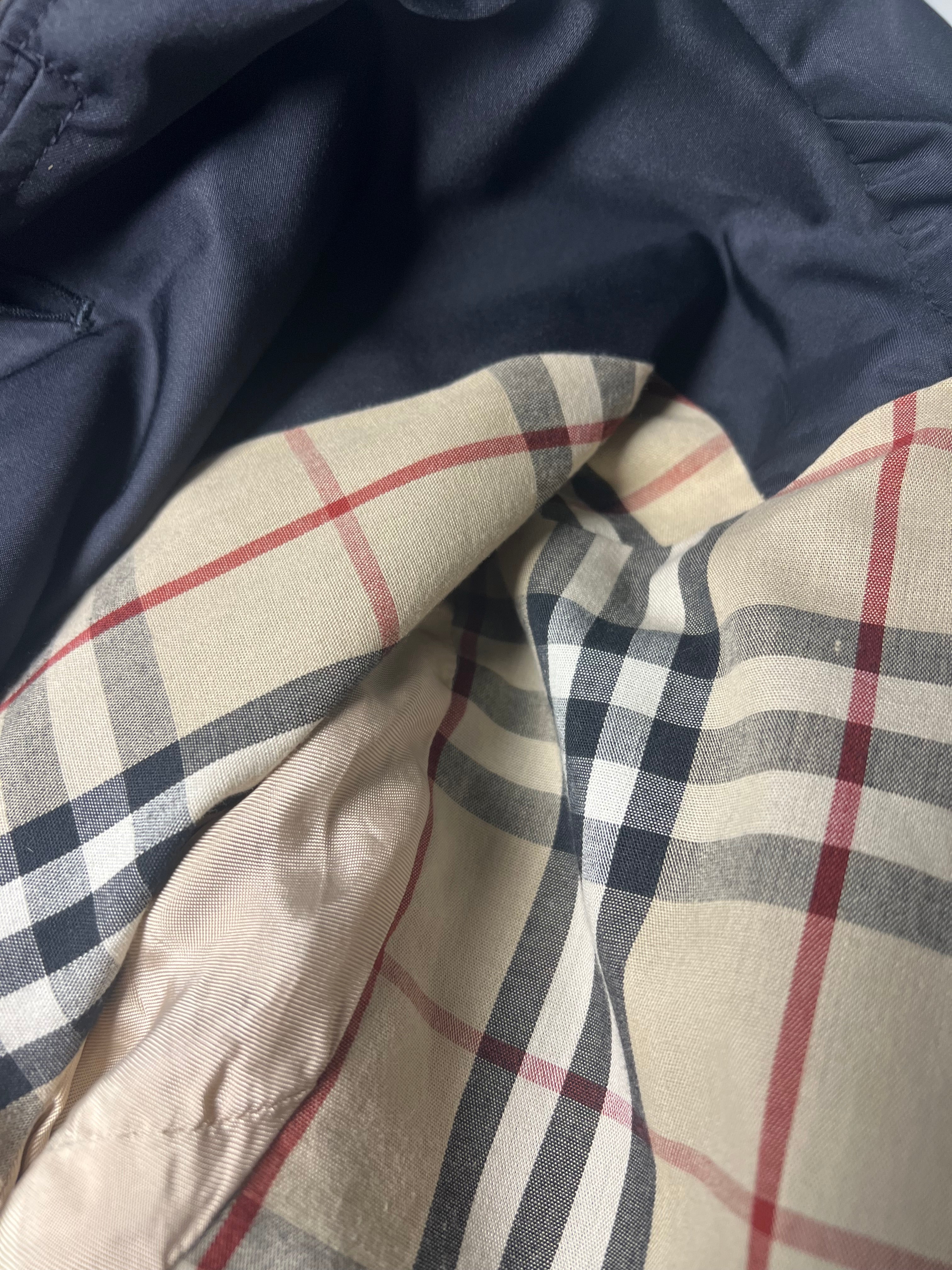 Burberry Black Button Up Coat