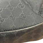 Gucci GG Black Hobo Horsebit Shoulder Bag