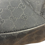 Gucci GG Black Hobo Horsebit Shoulder Bag