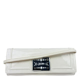 Jean Paul Gautier White Patent Leather Clutch Wallet