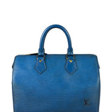 Louis Vuitton Blue Epi Leather Speed 25