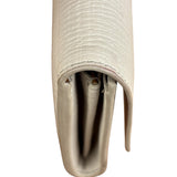 Bottega Veneta White Leather Palmellato Angle Long Wallet