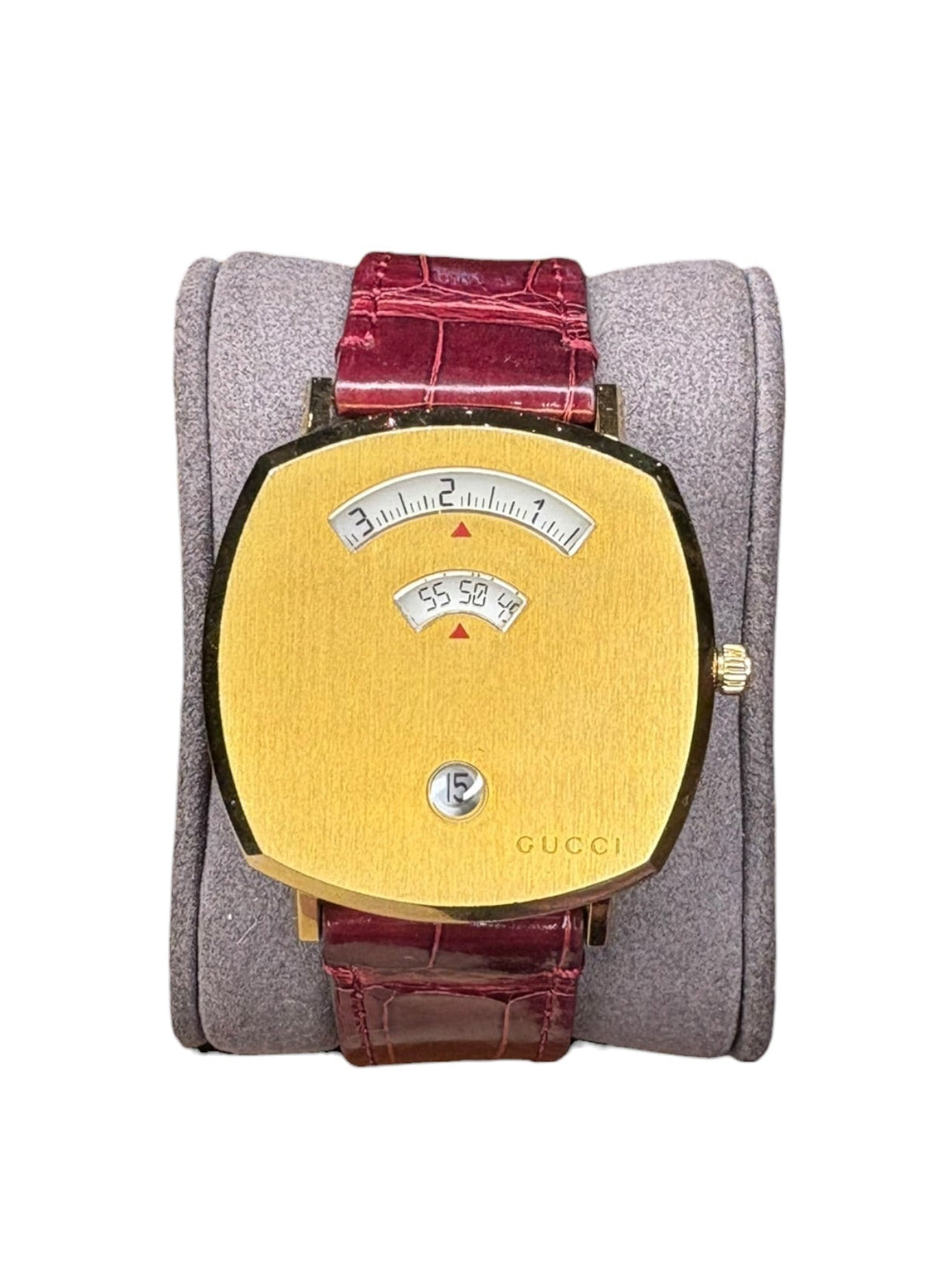 Gucci 157.3 Grip Leather Strap