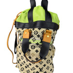 Louis Vuitton Limited Edition Leather Trim Monogram Cheche Gypsy PM