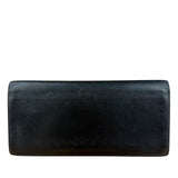Cartier Black Leather Louis Multipurpose Continental Long Wallet