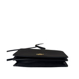 Coach Black Leather Wallet Crossbody Bag
