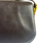 Celine Horse Carriage Dark Brown Leather Shoulder Bag