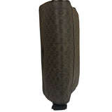 Gucci Grey/Black Leather GG Supreme Messenger Bag