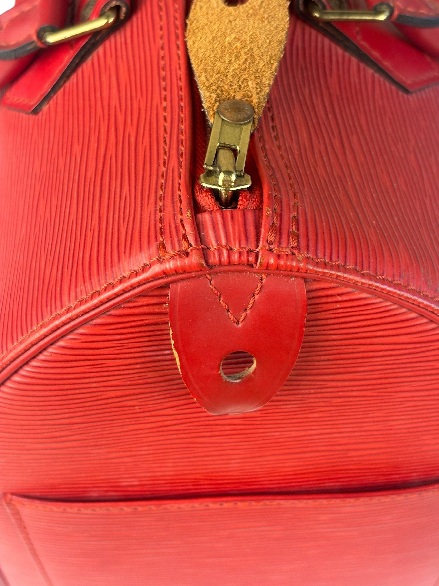 Louis Vuitton Red Epi Leather Speedy 30