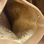 Chanel Vintage Beige Wild Stitch Small Tote Bag 2003