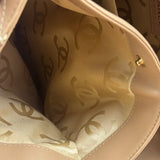 Chanel Vintage Beige Wild Stitch Small Tote Bag 2003