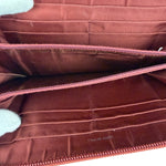 Prada Vintage Red Nylon Zip-Around Sport Long Wallet