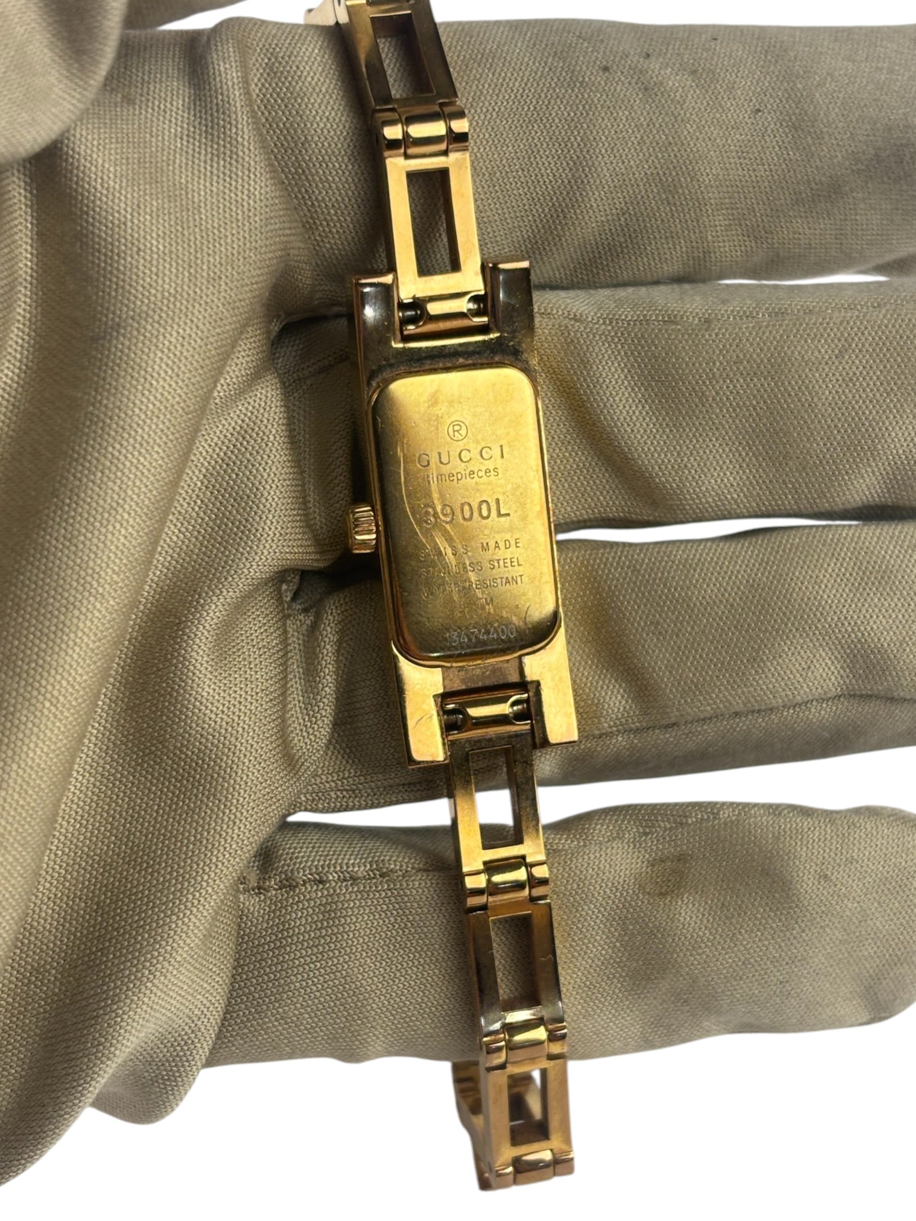 Gucci 3900L Pink Dial Rose Gold Plate