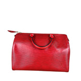 Louis Vuitton Red Epi Speedy 35