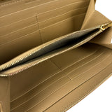 Celine Stripe Leather Zip Wallet