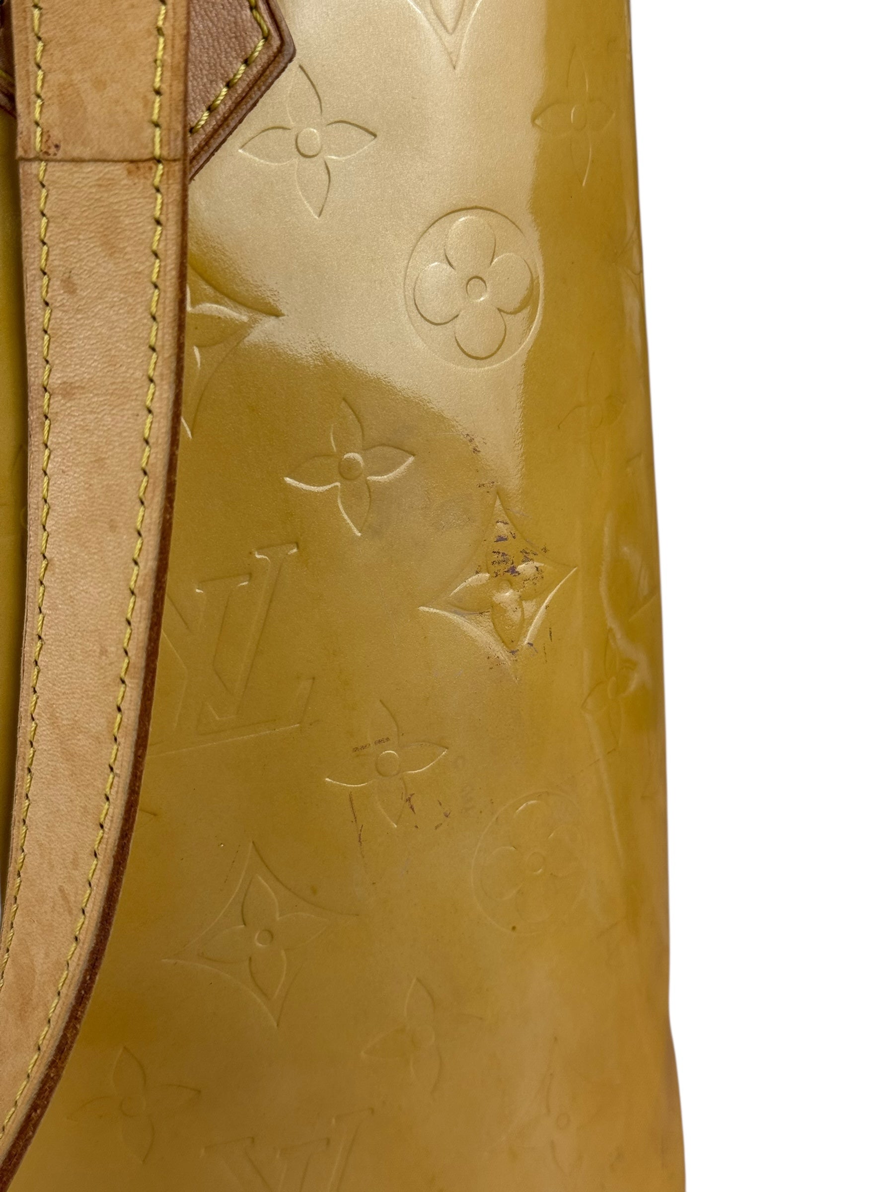 Louis Vuitton Monogram Vernis Houston Yellow