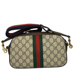 Gucci Beige GG Supreme Ophidia Camera Bag