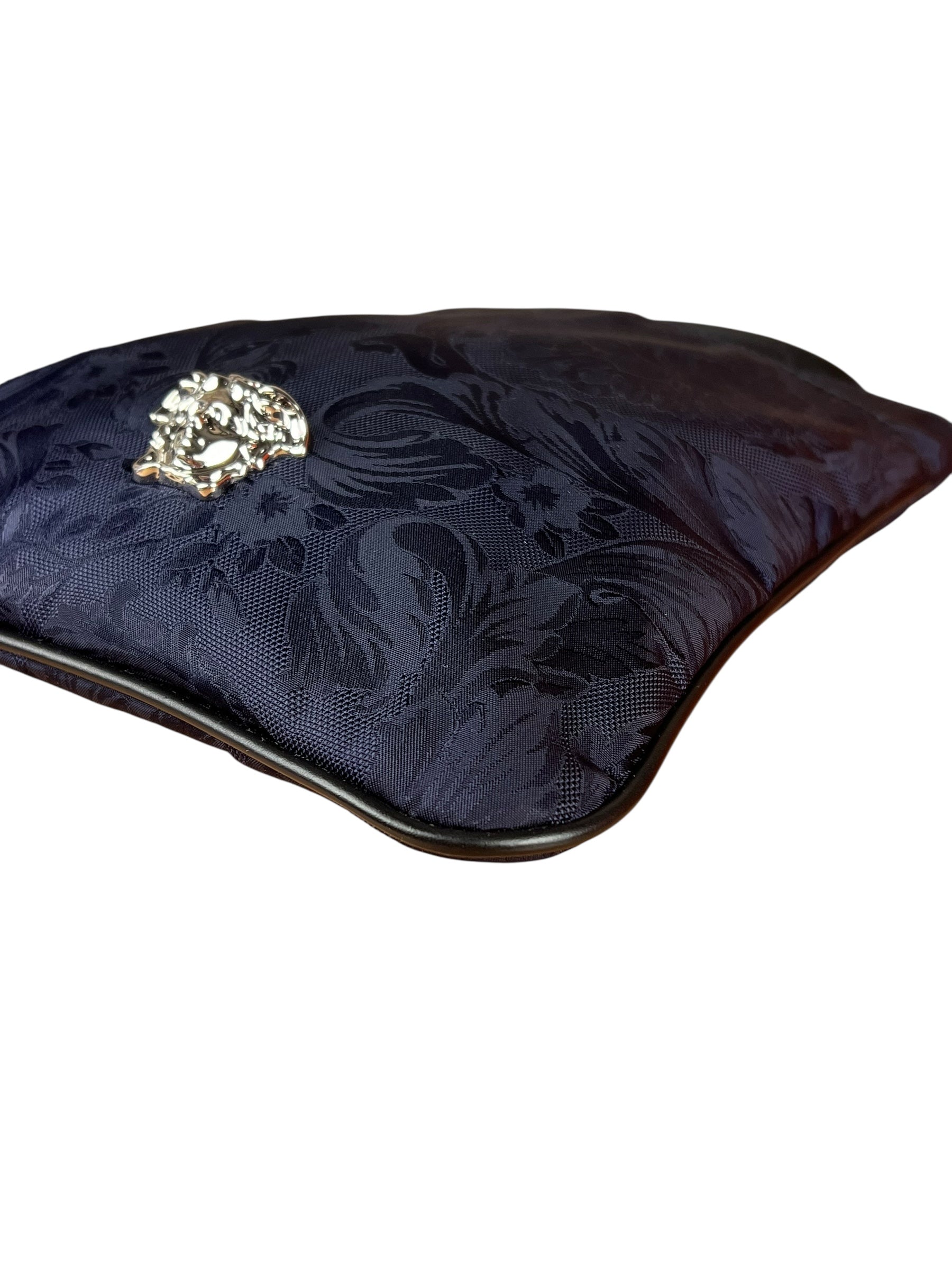 Versace La Medusa Navy Crossbody Bag