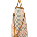 Louis Vuitton Limited Edition Pink Damier Azur Tahitienne Neverfull GM