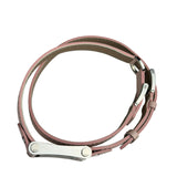 Dior D104 Pink Leather Double Strap Watch