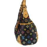 Louis Vuitton x Takashi Murukami Black Monogram Chrissie MM