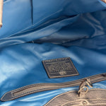 Coach Grey Pythonskin  Indy Babouska Two-Way Shoulder Bag