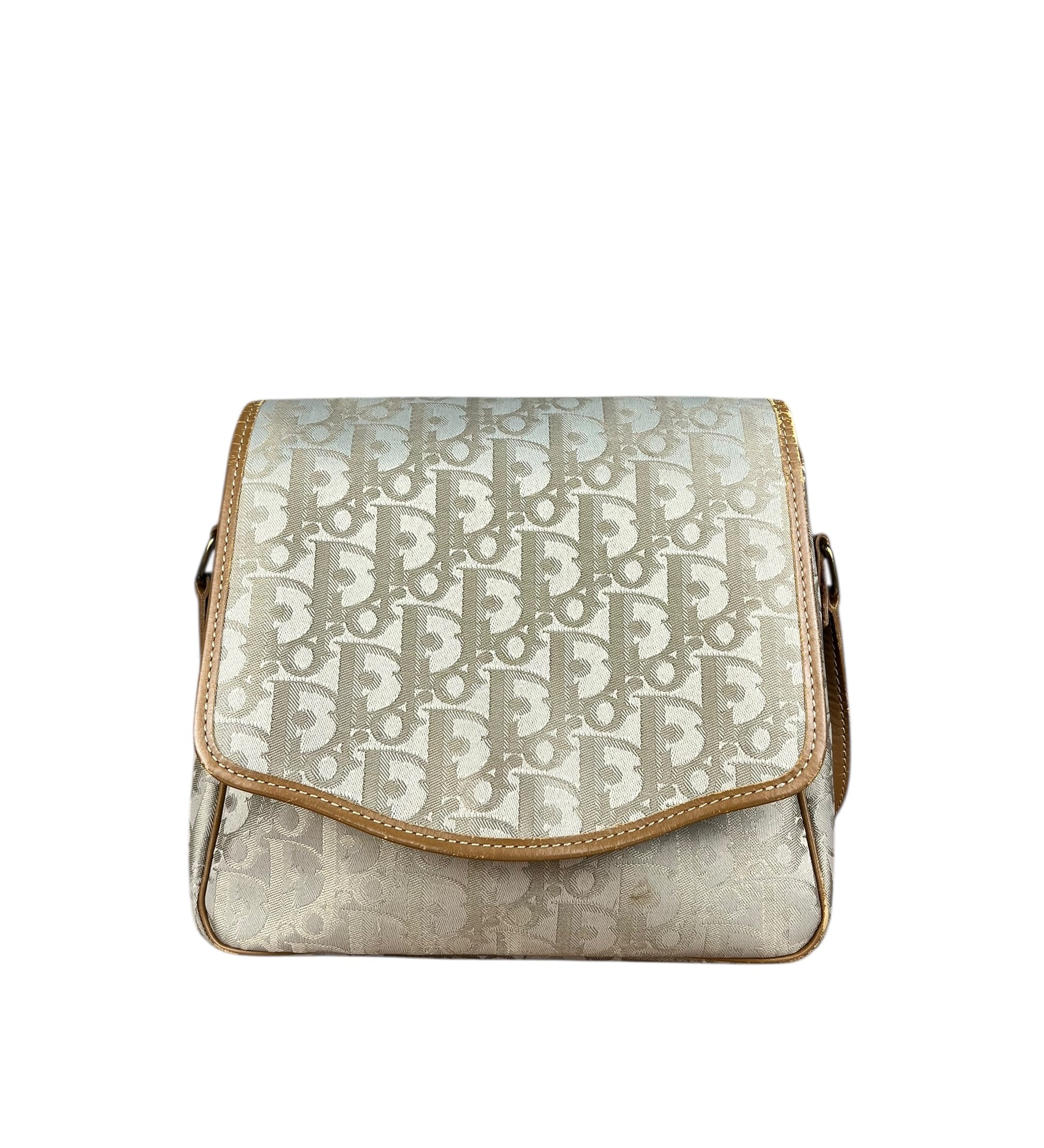 Dior Vintage Canvas Trotter Crossbody Bag