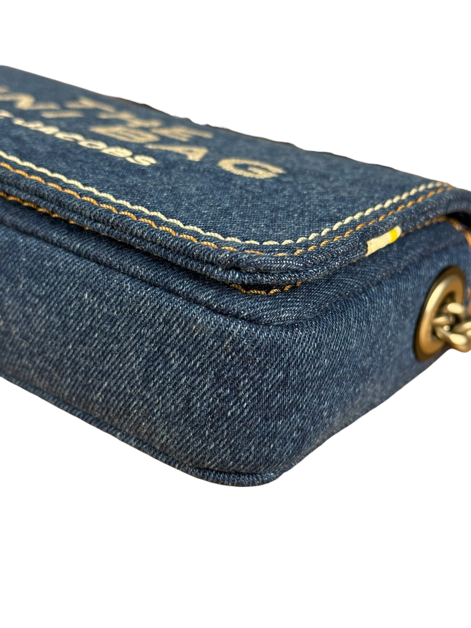 Marc Jacobs The Denim Mini Chain Bag